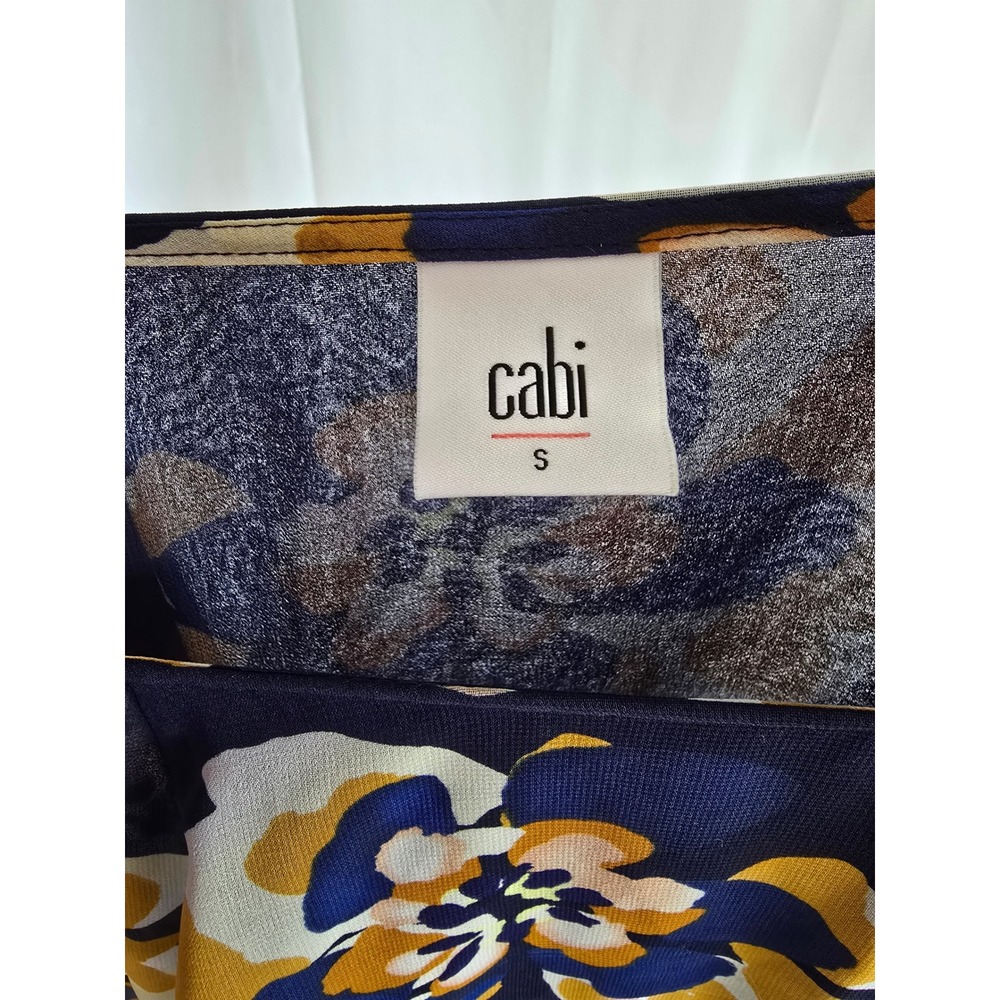 Cabi Floral Print Long Sleeve Blouse Top - Women's Size S - Picture 2 of 3